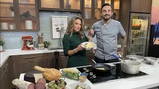 Making stracciatella cheese with Astra Hotel's executive chef - New Day NW
