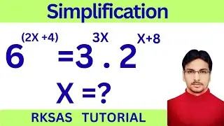 A Very Nice Exponential Math  || Can you solve this? 🤔🤔 | RKSAS TUTORIAL