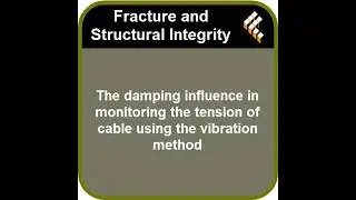 The damping influence in monitoring the tension of cable using the vibration method