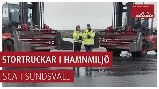 Lindes tyngsta truckar hanterar pappersrullar hos SCA