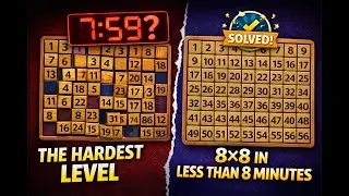 UNBELIEVABLE NUMPUZ 8X8 SOLUTION! (SLIDING BLOCK PUZZLE MASTERED)