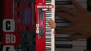 Add a perfect fourth to any of your major chords! #chordoftheday #musictheory #chords #piano