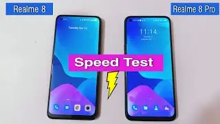 Realme 8 vs Realme 8 Pro Speed Test