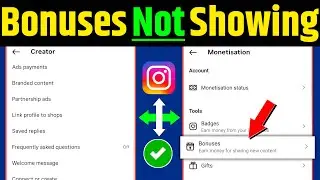 Instagram Bonuses Option Not Showing | Bonuses instagram reels option not showing