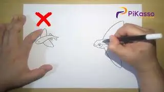 How to Draw Flying Fish Drawing Step by Step