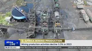 South Africa&rsquo;s mining production activities decline in 2023
