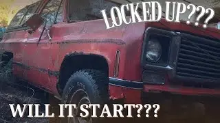 Will it start? 1970s K5 Blazer parked for 25 years.  Is she locked up? Will she run and drive?