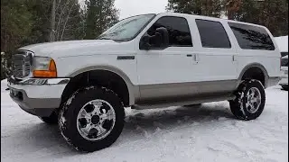 Самый большой и лучший внедорожник ~ Ford Excursion 4x4 V10 Lifted 4-дверный Bronco ~ Видеообзор и продажа