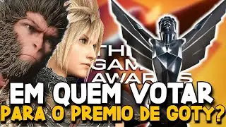 SHINU VOTANDO NAS CATEGORIAS DO THE GAME AWARDS 2024 #thegameawards