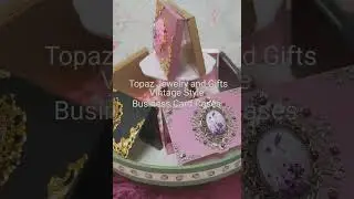 Handmade Vintage Style Business Card Cases #vintagevibe #handmadegifts #womensgifts #vintagestyle