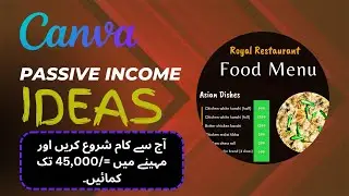 How to Design Restaurant Menus in Canva and | Earn Money Online 💰