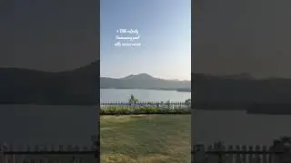 farmhouse with infinite swimming pool lake view#property #farmhouse #short #shorts #viralshorts#trip