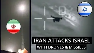 🔴 Iran Launched Large Scale Missile & Drone Attack On Israel &bull; IDF Foiled Most Of It