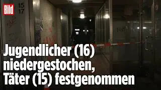 SCHOCKIERENDE SZENEN: Messerattacke in Herford! Teenager lebensgef&auml;hrlich verletzt, T&auml;ter gefasst