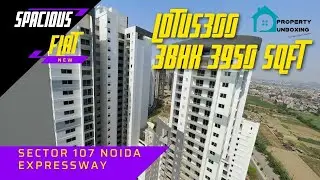 Lotus300 Spacious 3950sqft 3BHK Study 2Servant Sector 107 Noida Expressway Video Tour 8377040908