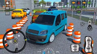 Car Parking Driving License 3D: Mini Blue van parking-school auto park #97 - van android gameplay
