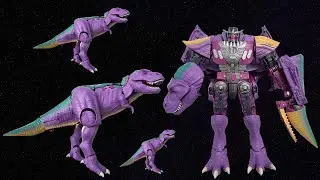 ASMR TRANSFORMER KINGDOM BEAST WARS LEADER T-REX MEGATRON