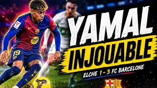 DRIBBLE - MOI YAMAL (Elch&eacute; 1 -  3 FC Barcelone)