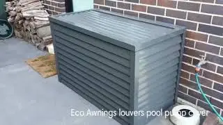 Pool pump cover