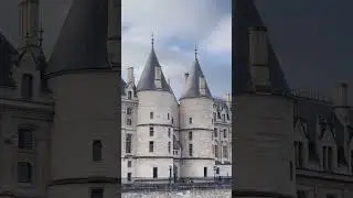 🇫🇷 Paris - Place du Ch&acirc;telet, un samedi matin hiver 🌞⛅️☕️ #paris #viral #conciergerie