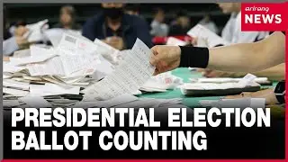 Live from ballot counting station for S. Korea's 21st presidential election