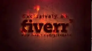 Epic FIRE on your Logo Reveal TEXT title, VIdeo intro 3D Animation
