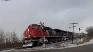 NS Fracking Sand Train w Illinois Central 1020