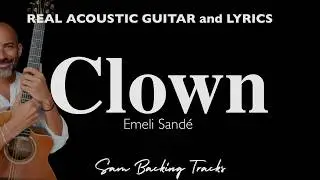 Clown - Emeli Sand&eacute; (Acoustic Karaoke | Original Key)