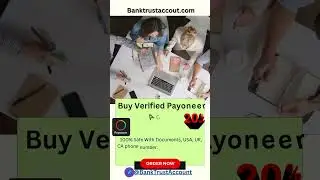 Buy Verified Payoneer Account. BankTrustAccount. All Account Seller In 45% Off. #BuyPayoneerAccount