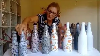 Decoupage em Garrafas