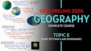 Complete Geography for UPSC Prelims | Topic 6/50 | UPSC CSE 2026 #upsccse #upscpreparation
