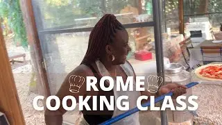 MAKING AUTHENTIC PIZZA & PASTA IN ROME ITALY