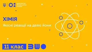 11 клас. Хімія. Якісні реакції на деякі йони