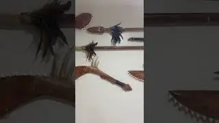 Polynesian and Native American style war clubs, spears and knives!!!