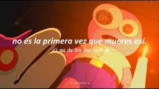 Die In A Fire - Sub español/Lyrics (Smiling Friends) // The Living Tombstone