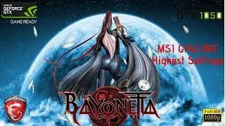 Bayonetta GTX 1050 4GB Gameplay | Highest Settings 1080p | 60 FPS | MSI GF63