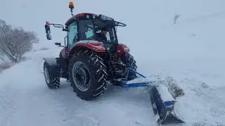 CASE FARMALL 90X İLE KARLI YOLLARI TEMİZLEDİK Bana mısın demiyor. Terapi gibi video 