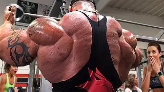 Более 400 фунтов чистой массы &mdash; все в спортзале были в шоке, когда этот монстр вошел &mdash; Морган Асте