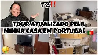 TOUR ATUALIZADO PELA MINHA CASA EM PORTUGAL‼️🇵🇹 (T2)