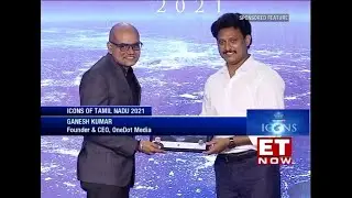 OneDot Media Honored With Icons of Tamil Nadu 2021