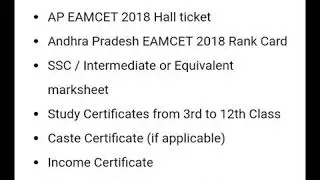 AP EMCET COUNCING AND WEB OPTIONS DATES IN 2018