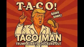 TACO Man &ndash; Trump Always Chickens Out | Hilarious Disco Satire Tariff On Tariff Off!