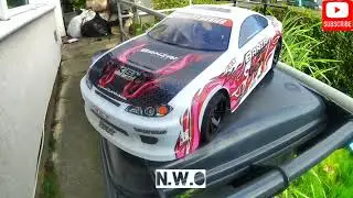 ftx banzai .18 nitro road drift car street run 2 speed not shifting sickening rc