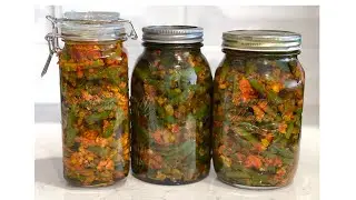Makdous El Loubieh | Pickled/Oil Cured Green Beans