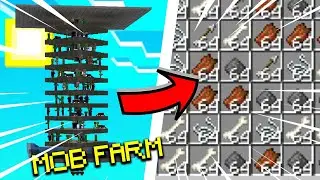 MELHOR MOB TRAP DO MINECRAFT 1.18 e 1.19 (+3600 ITENS P/HORA)
