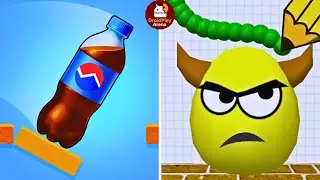 Draw To Smash V's Bottle Jump || Droid Play Arena || Mobile Puzzle Challenge || #335
