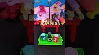 Miniature BBQ Grill Set Unboxing | Baby Doll Cooking #shorts #bbq