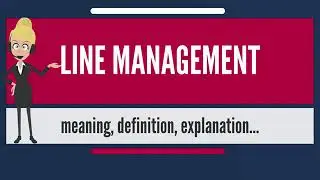 What is LINE MANAGEMENT? What does LINE MANAGEMENT mean? LINE MANAGEMENT meaning & explanation