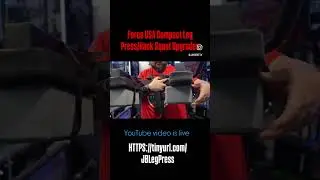 Clips from my Force USA Compact Leg Press/Hack Swuat upgrade and review