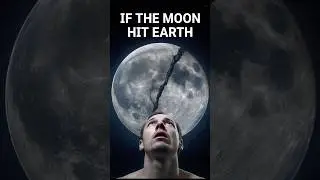 What If the Moon Hit Earth? (Planet Dies in 60 Seconds) #shorts